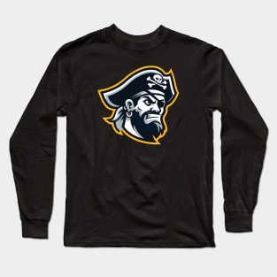 Pirate Mascot Baseball Fan T-Shirt! Long Sleeve T-Shirt